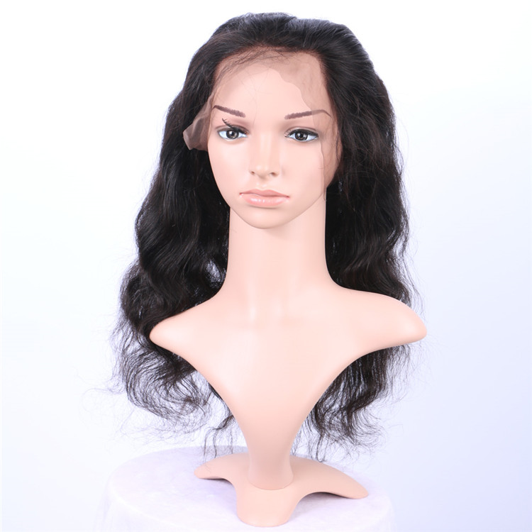 Malaysian unprocessed 100% human pre pluced 360 lace frontal closure QM053